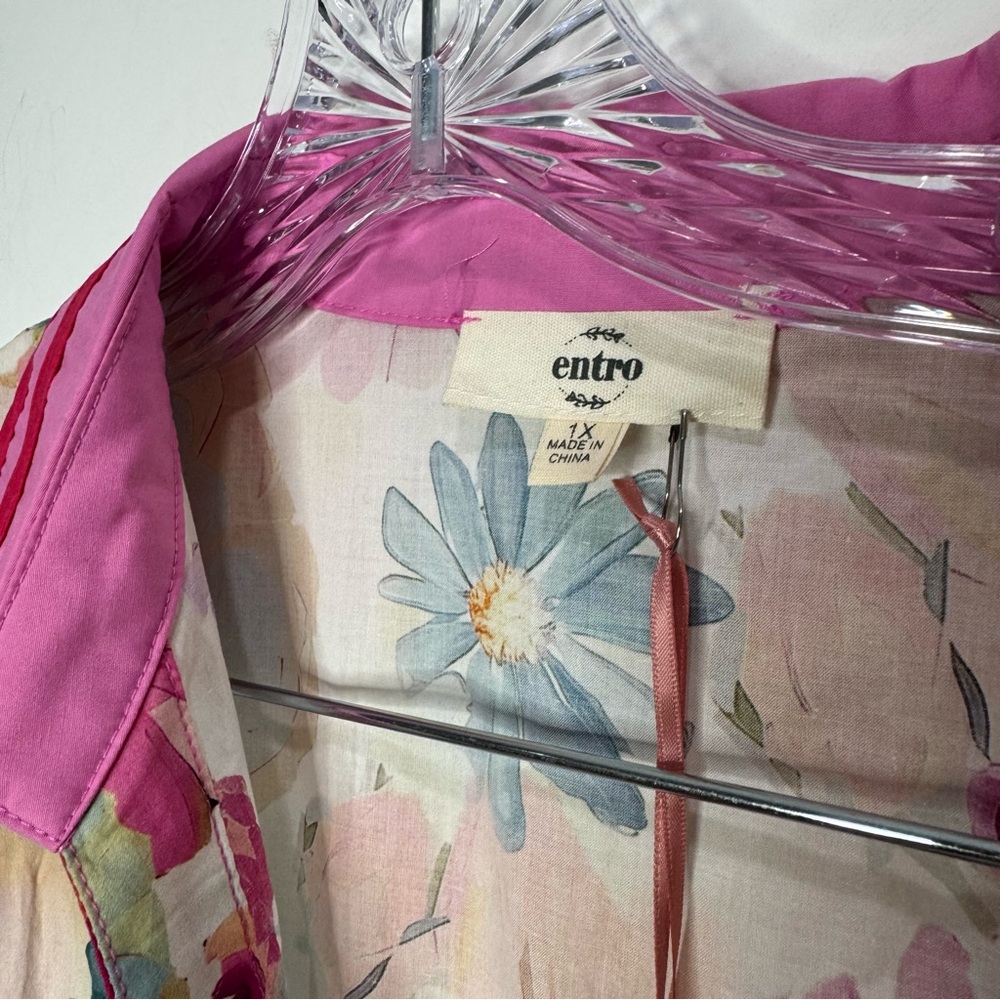 NWT Anthropologie Entro “Violet & Vanilla” Floral Tiered Maxi Dress Plus Size 1X - Picture 3 of 12
